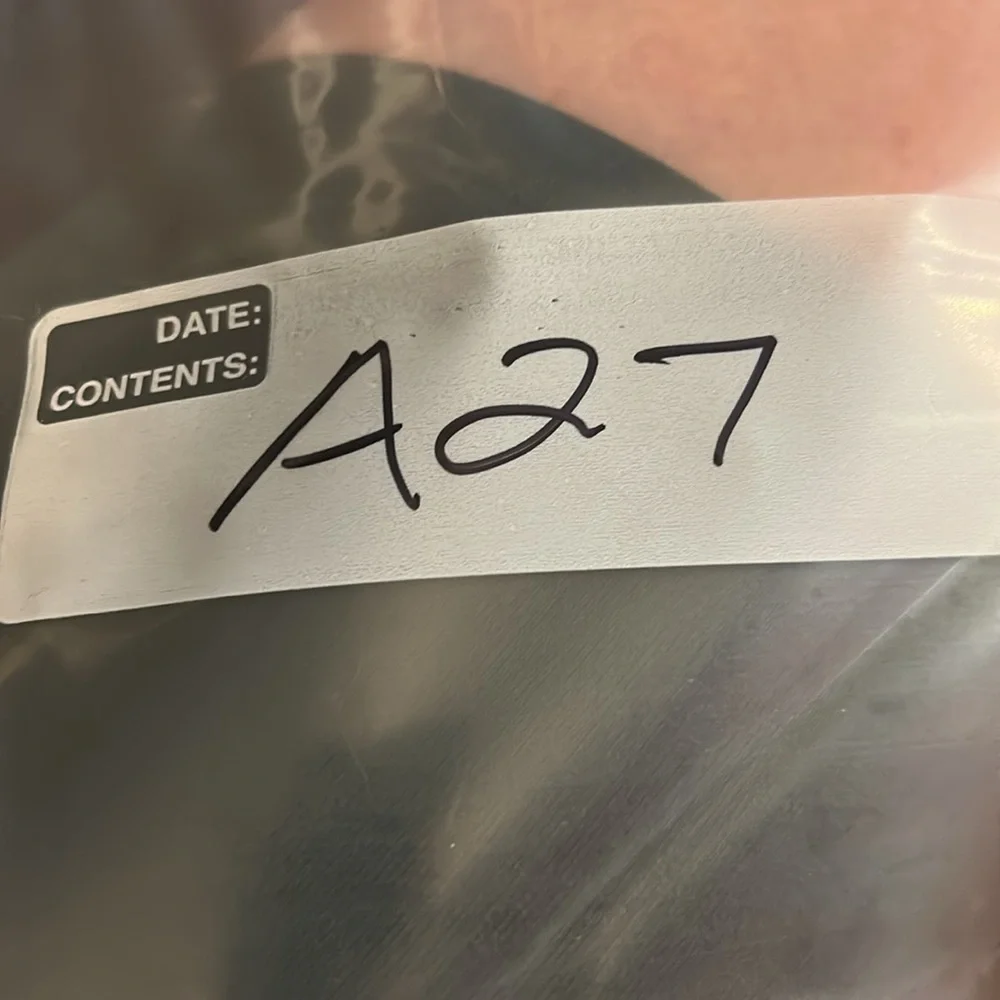 INC Red cold shoulder, pleated blouse.           Size XL.‎ - Picture 9 of 9